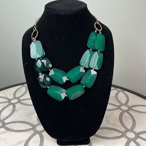 Green Statement Necklace